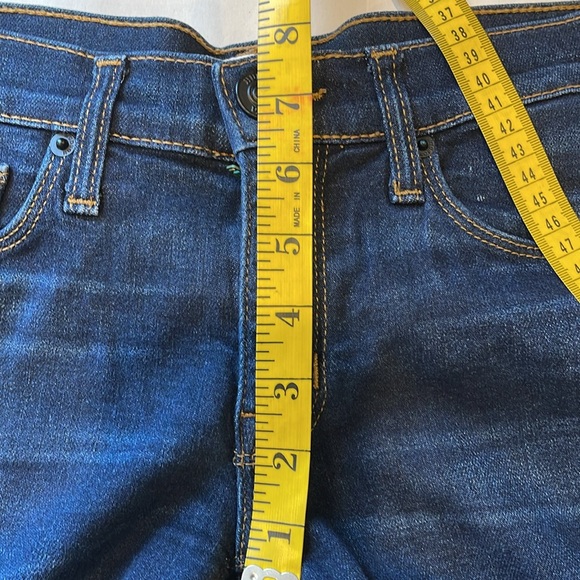 Hudson Jeans – Straight Cut, Dark Wash, Low Waist (Made in USA) - Picture 7 of 9